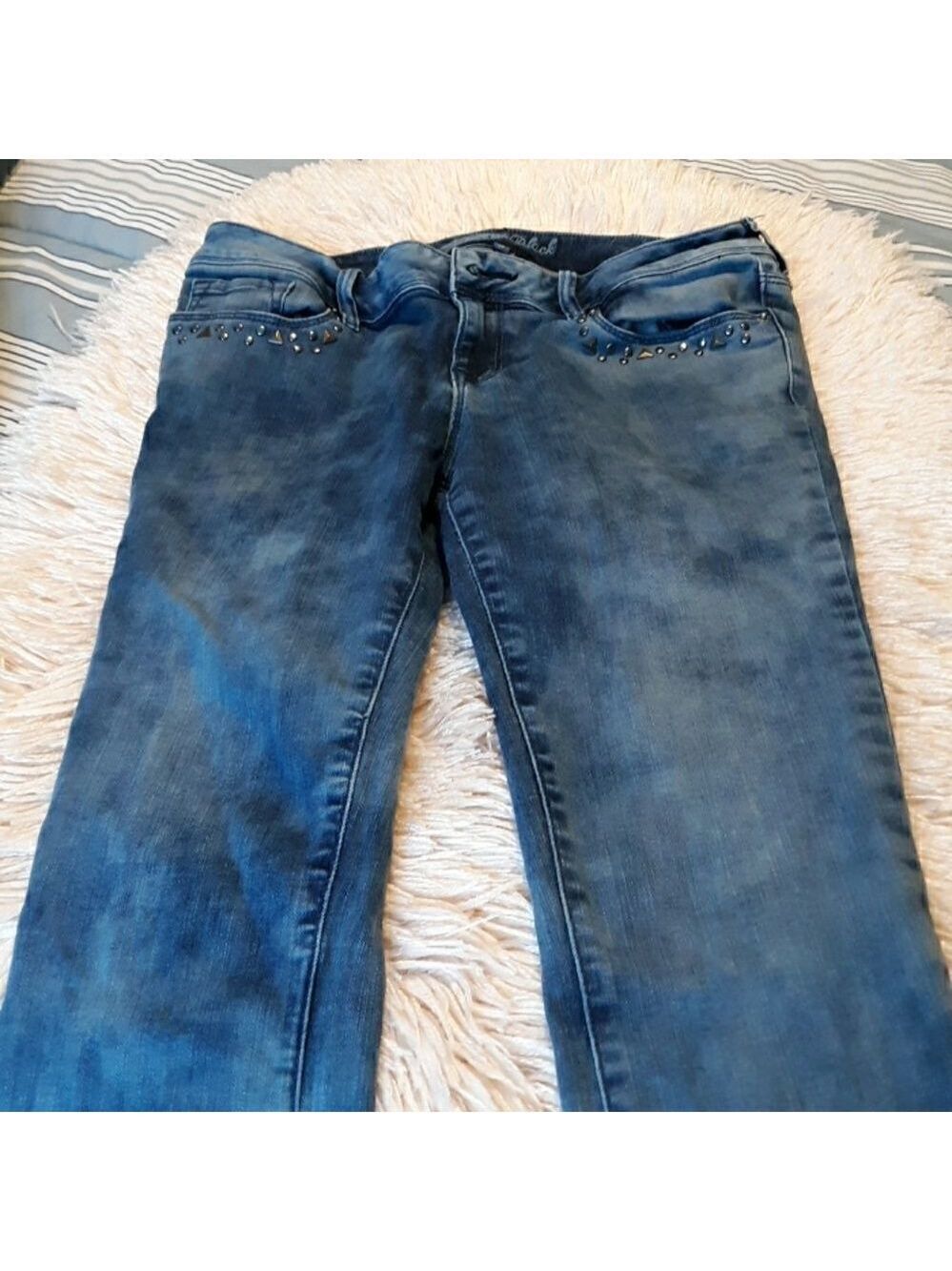 Bullhead Black acid  wash jeans